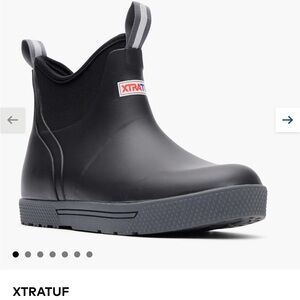 Xtratuf Wheelhoise Ankle boot Black & Gray Men’s 8 / 41 -excellent!